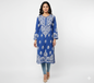 Lucknowi Chikankari Kurti Featuring Hand Embroidery
