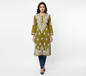 Lucknowi Chikankari Kurti Featuring Hand Embroidery